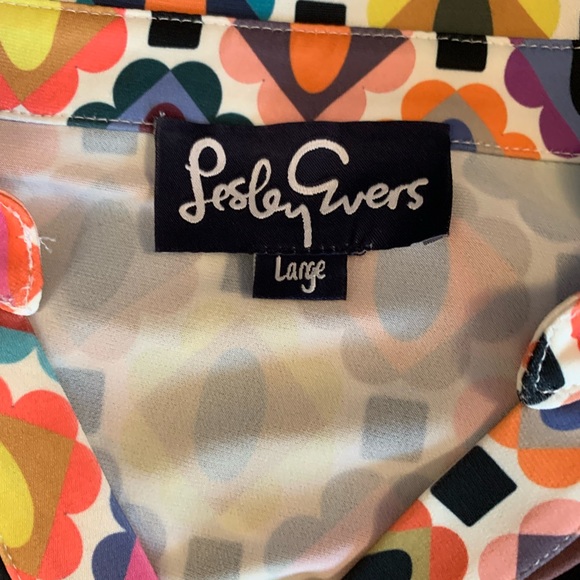 Lesley Evers Popover shirt in Gems L - Picture 6 of 8